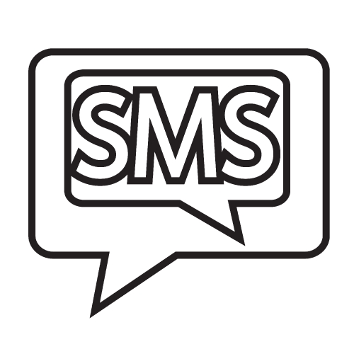 Phone icon , SMS icon