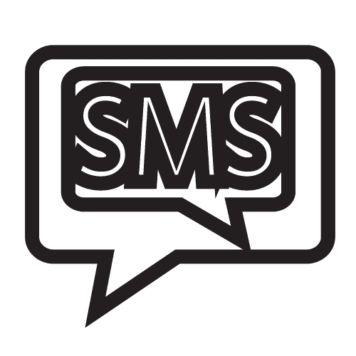 Phone icon , SMS icon