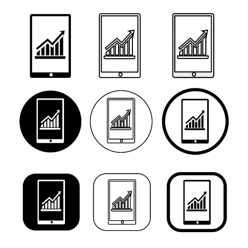 Phone mobile icon sign symbol