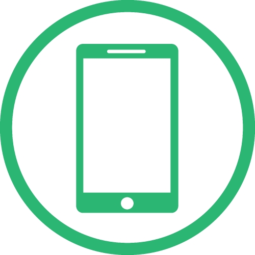 Phone mobile icon sign symbol design