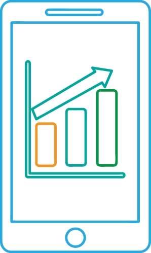 Phone mobile icon sign symbol design