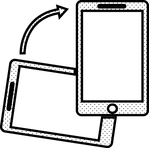 Phone mobile icon sign symbol design