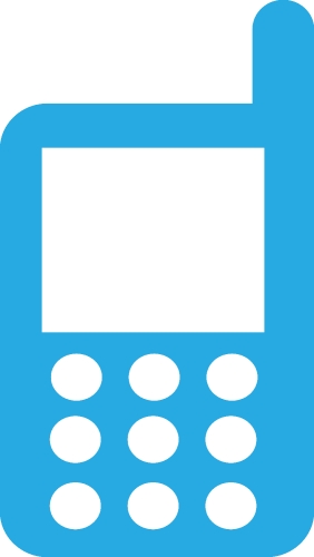 Phone mobile icon sign symbol design