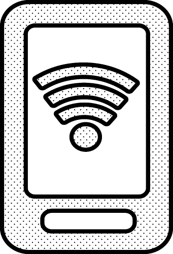 Phone mobile icon sign symbol design