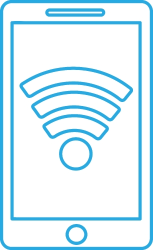 Phone mobile icon sign symbol design