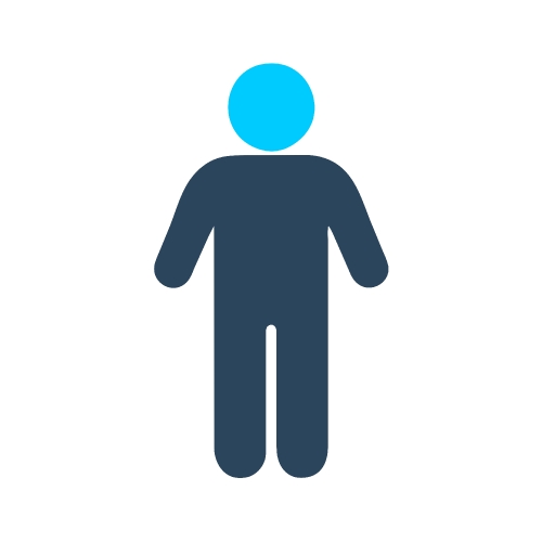 Pictogram Man icon