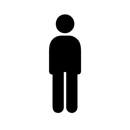 Pictogram Man icon