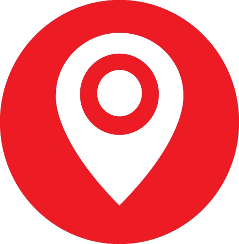 Pin Location icon sign