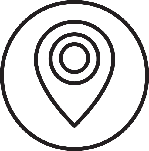 Pin Location icon sign