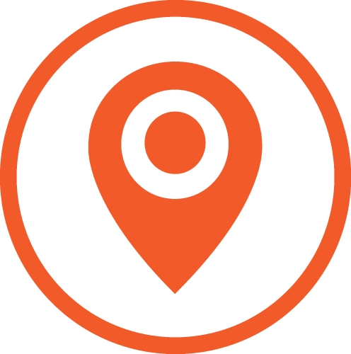 Pin Location icon sign