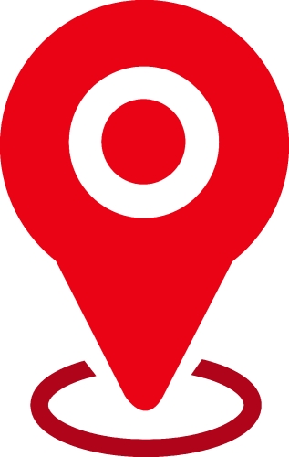 Pin location icon sign symbol design