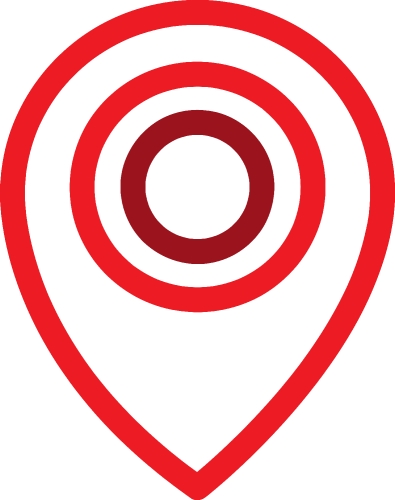 Pin location icon sign symbol design