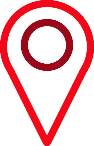 Pin location icon sign symbol design