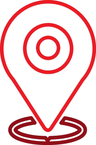 Pin location icon sign symbol design