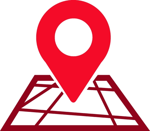 Pin location icon sign symbol design