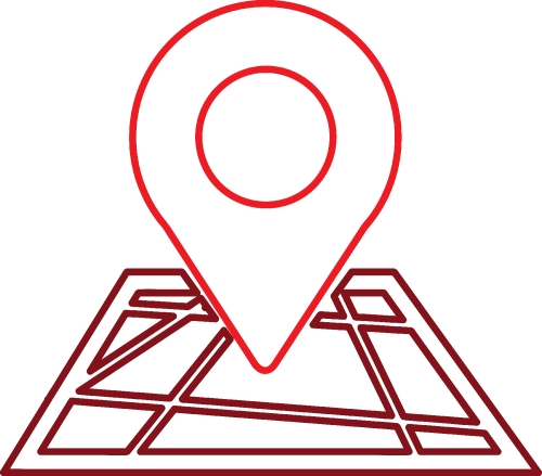 Pin location icon sign symbol design