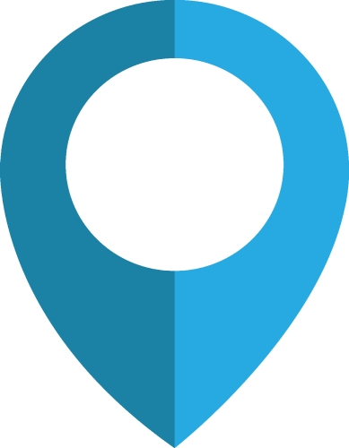 Pin location icon sign symbol design