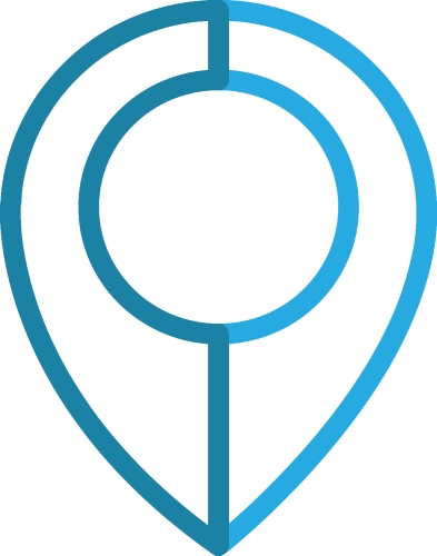 Pin location icon sign symbol design