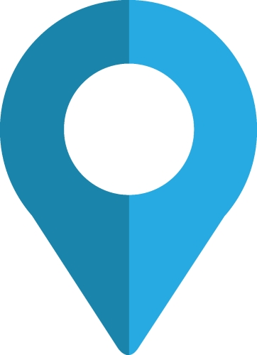 Pin location icon sign symbol design