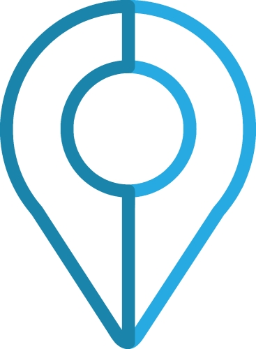 Pin location icon sign symbol design
