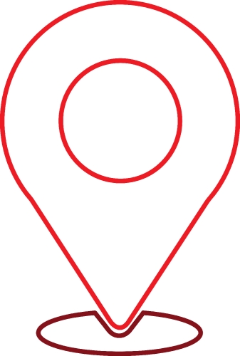 Pin location icon sign symbol design