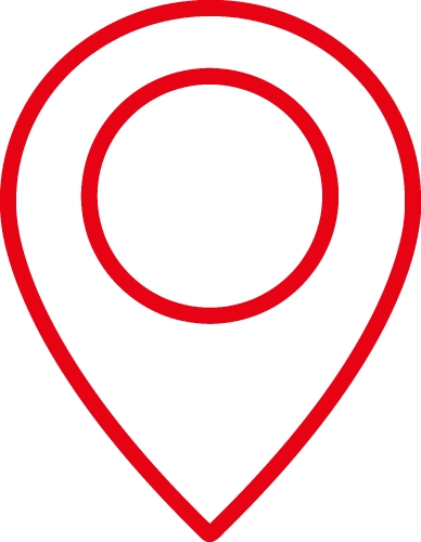 Pin sign Location icon