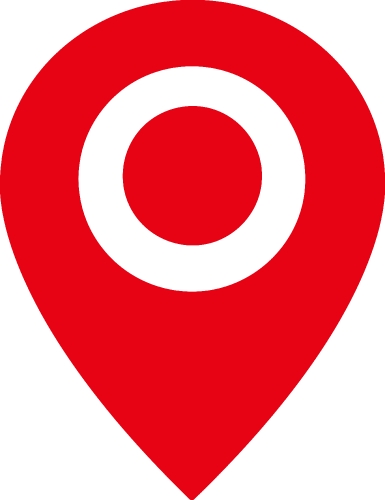 Pin sign Location icon