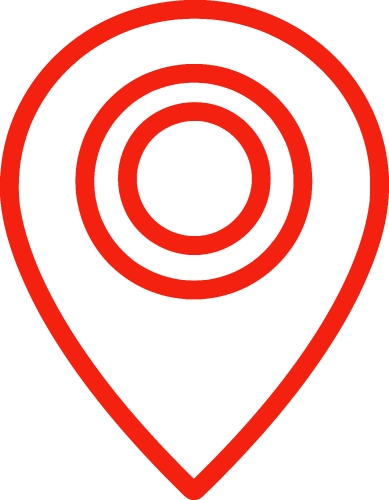 Pin sign Location icon