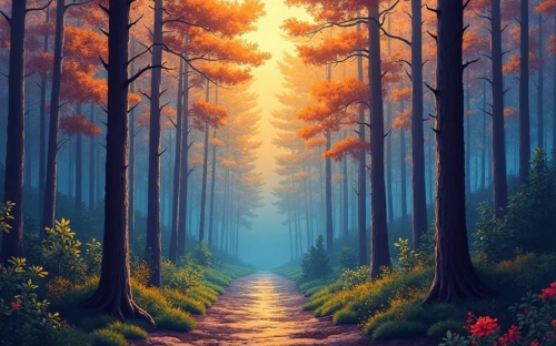 Pine Forest Picture Background Wallpapers  16042025 (26)