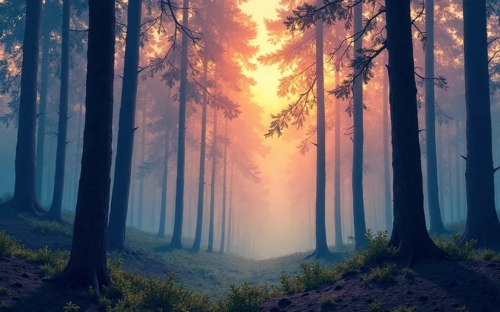 Pine Forest Picture Background Wallpapers  16042025 (38)