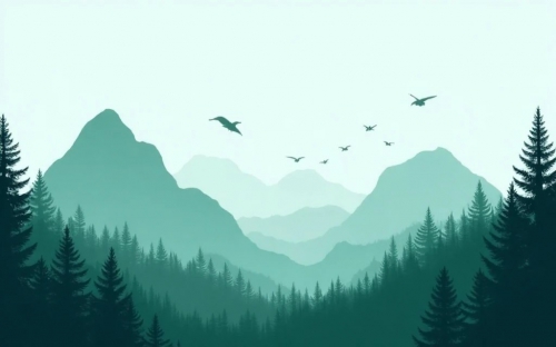 Pine Forest Picture Background Wallpapers  16042025 (45)