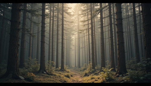 Pine Forest Picture Background Wallpapers  16042025 (5)