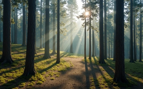 Pine Forest Picture Background Wallpapers  16042025 (53)