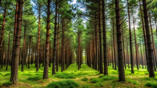 Pine Forest Picture Background Wallpapers