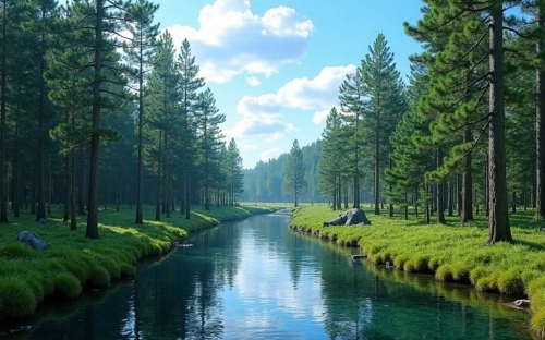 Pine Forest Picture Background Wallpapers Free images 27032025 (18)