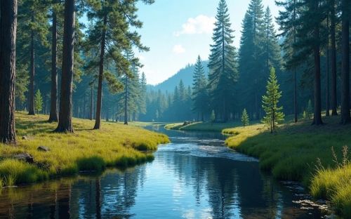 Pine Forest Picture Background Wallpapers Free images 27032025 (20)