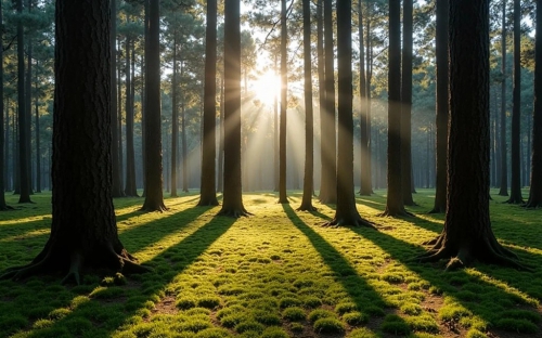 Pine Forest Picture Background Wallpapers Free images 27032025 (44)