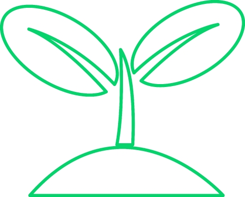 Plant icon sign symbol design