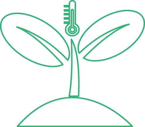 Plant icon sign symbol design