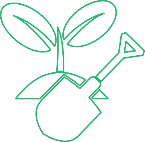 Plant icon sign symbol design