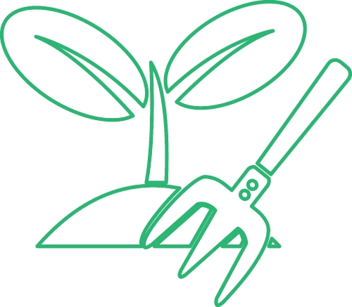 Plant icon sign symbol design