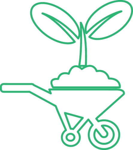 Plant icon sign symbol design