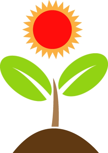 Plant icon sign symbol design