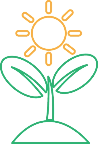 Plant icon sign symbol design