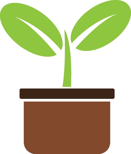 Plant tree icon concept sign design