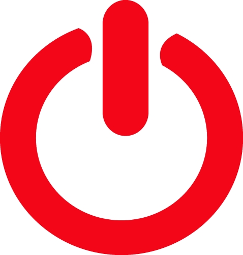 Power icon sign symbol design