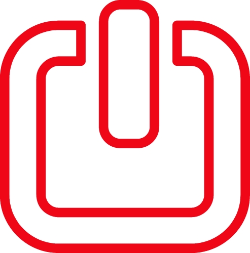 Power icon sign symbol design