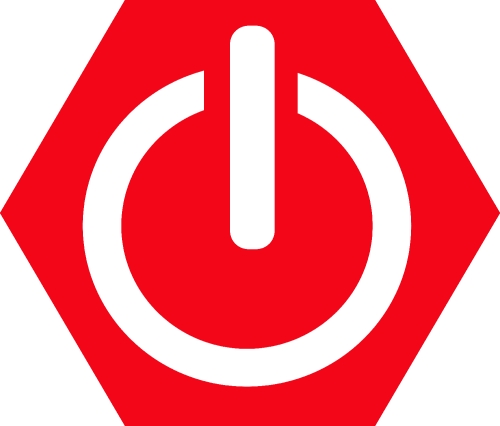 Power icon sign symbol design