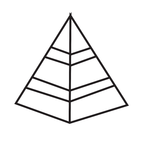 Pyramid Icon Illustration