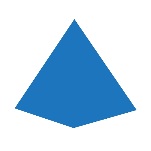 Pyramid Icon Illustration